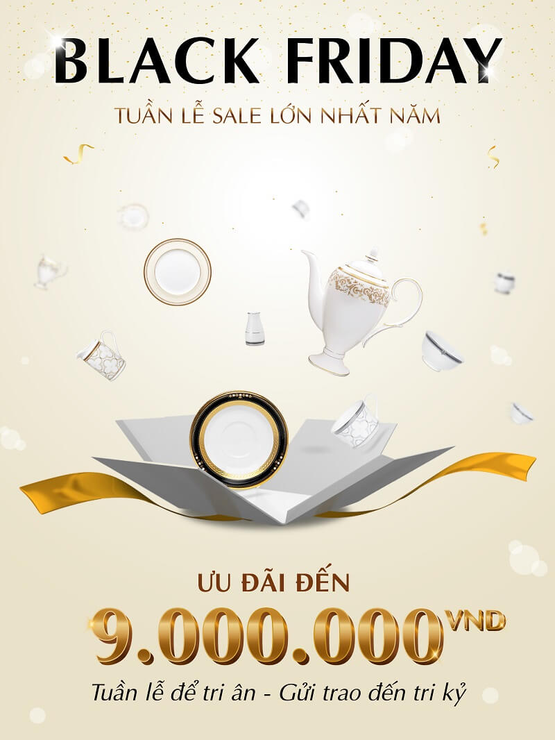 BLACK FRIDAY: TUẦN LỄ VÀNG - SẮM ĐỒ SANG