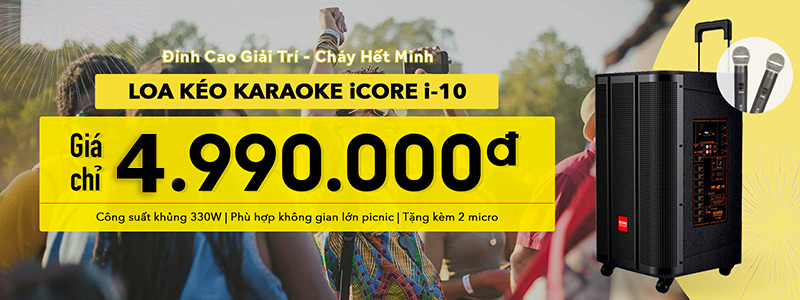 Loa Kéo Icore I-10<br>Giá Chỉ 4.99 Triệu