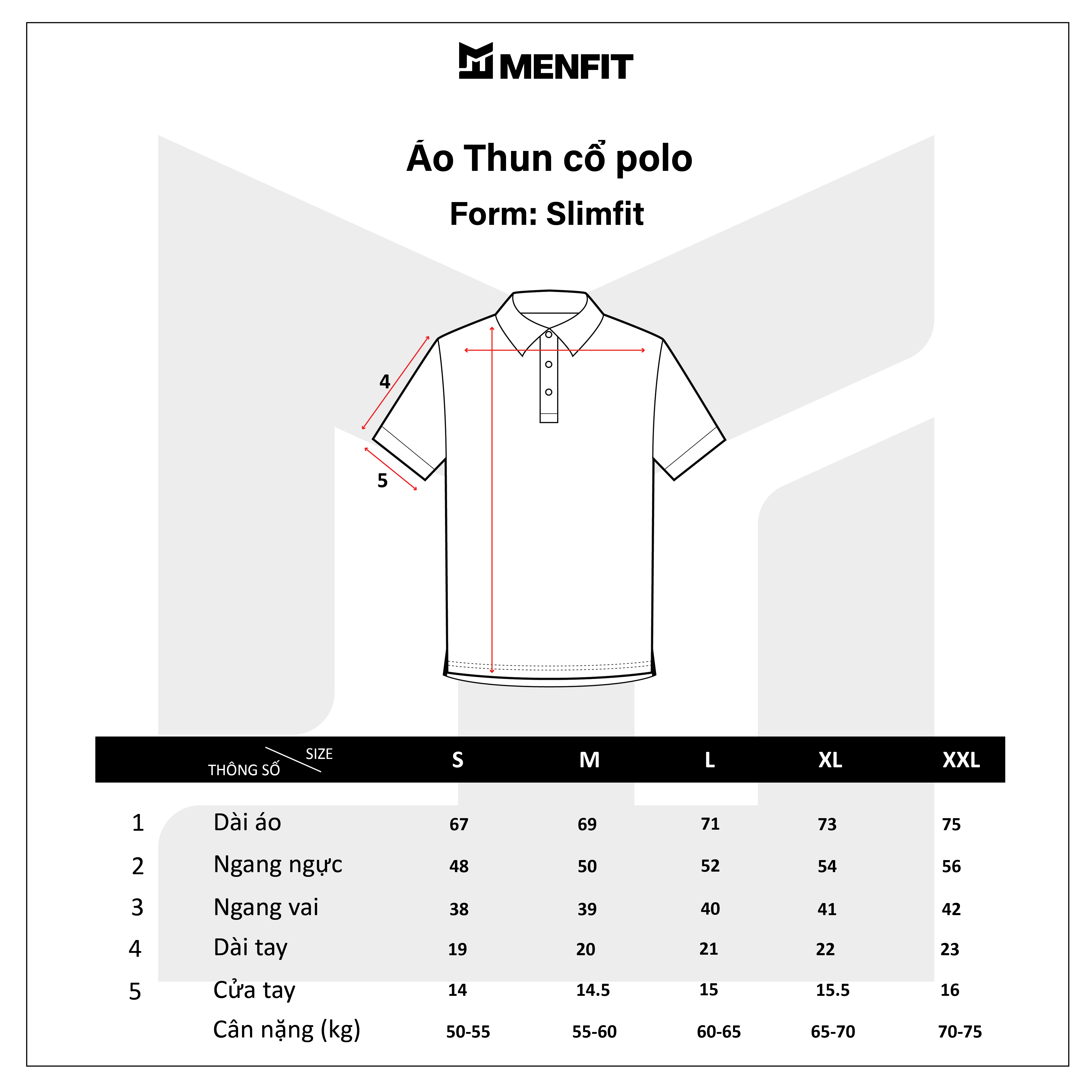 Áo Polo Nam Cotton In Form Slimfit 2112018-TTC