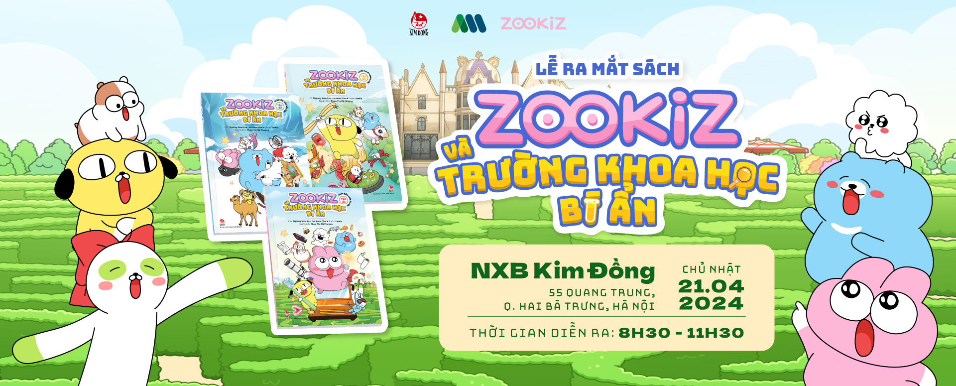 Sự kiện ra mắt sách Zookiz