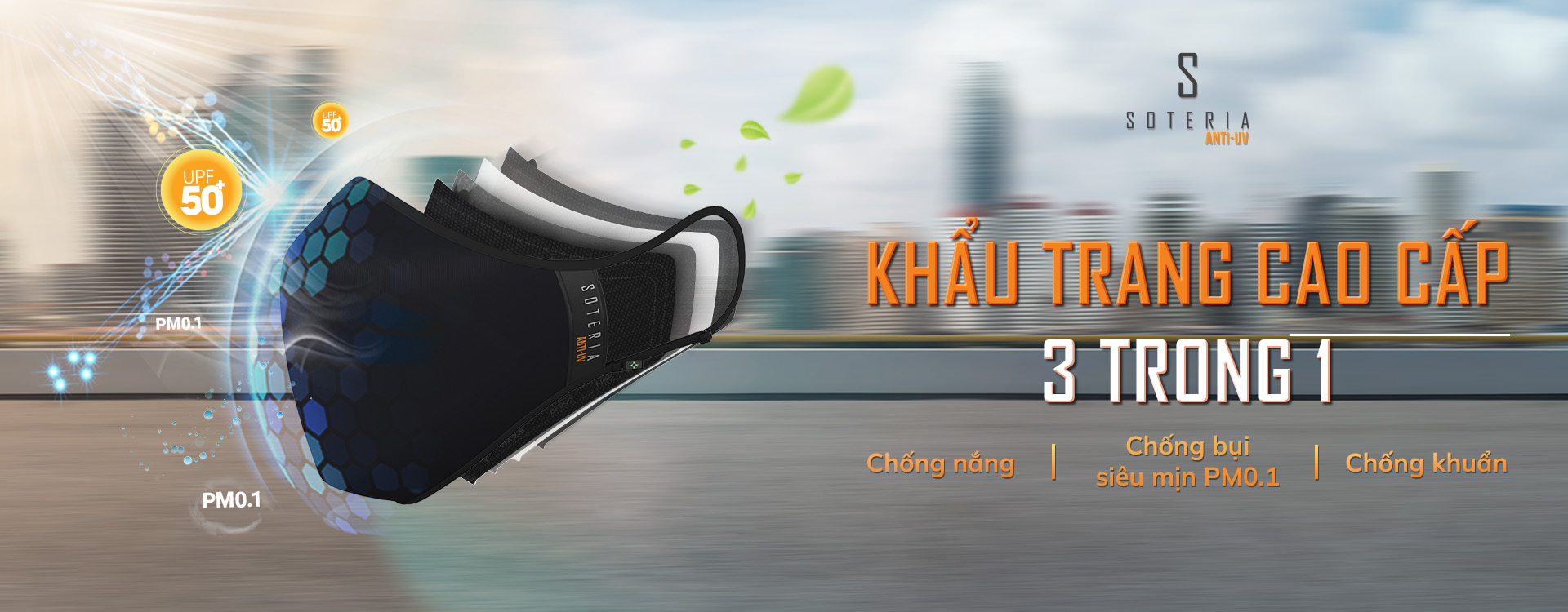 Khẩu trang thời trang Soteria