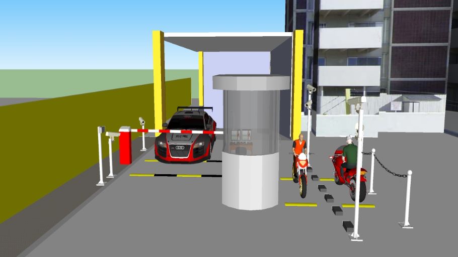 Giải pháp quản lý bãi xe STParking