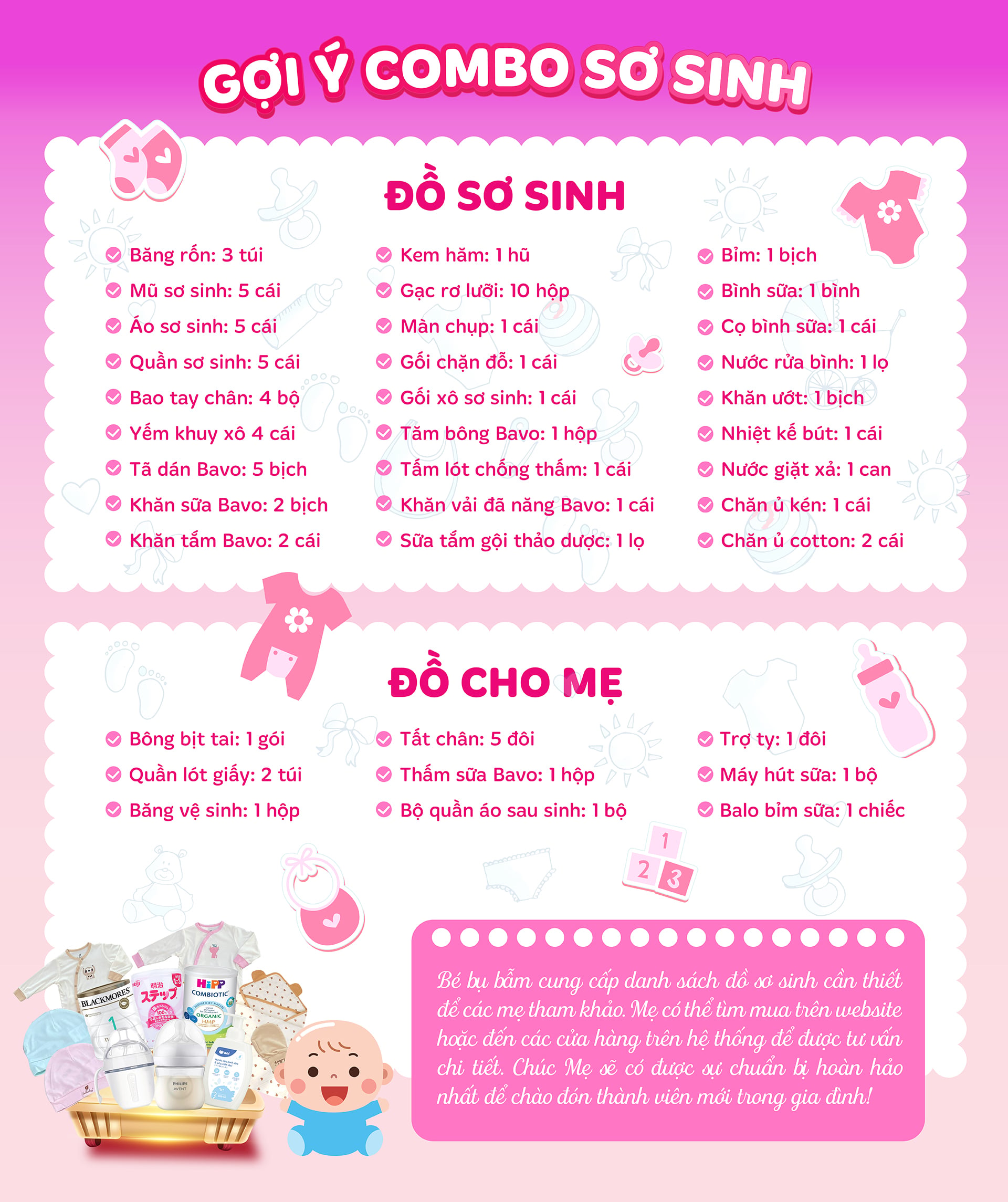 KINH NGHIỆM CHỌN MUA ĐỒ SƠ SINH TIẾT KIỆM VÀ KHÔNG LÃNG PHÍ