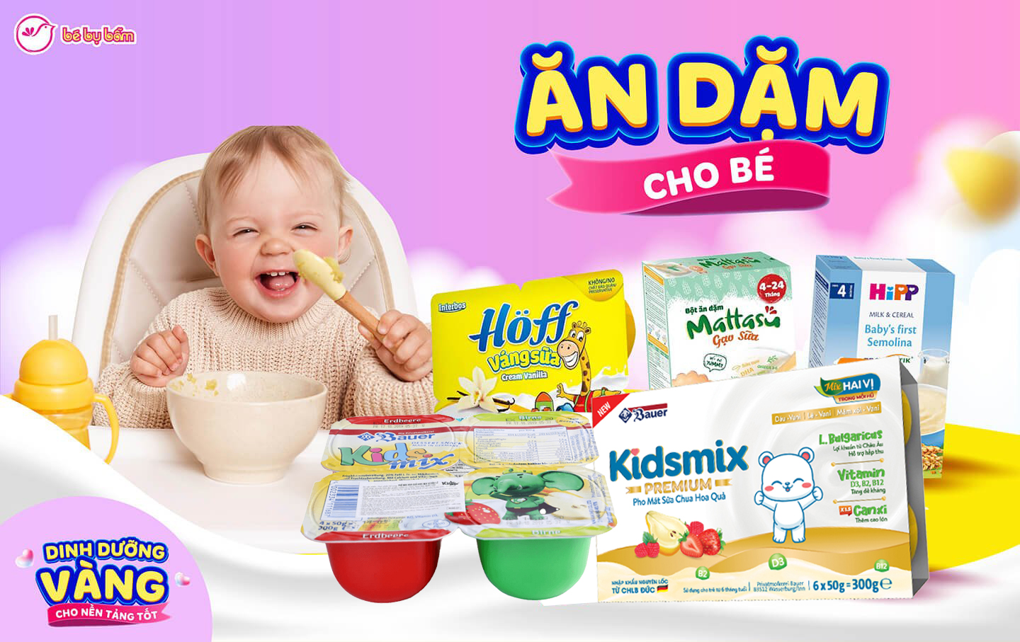 BÉ ĂN DẶM - BÉ LỚN NHANH