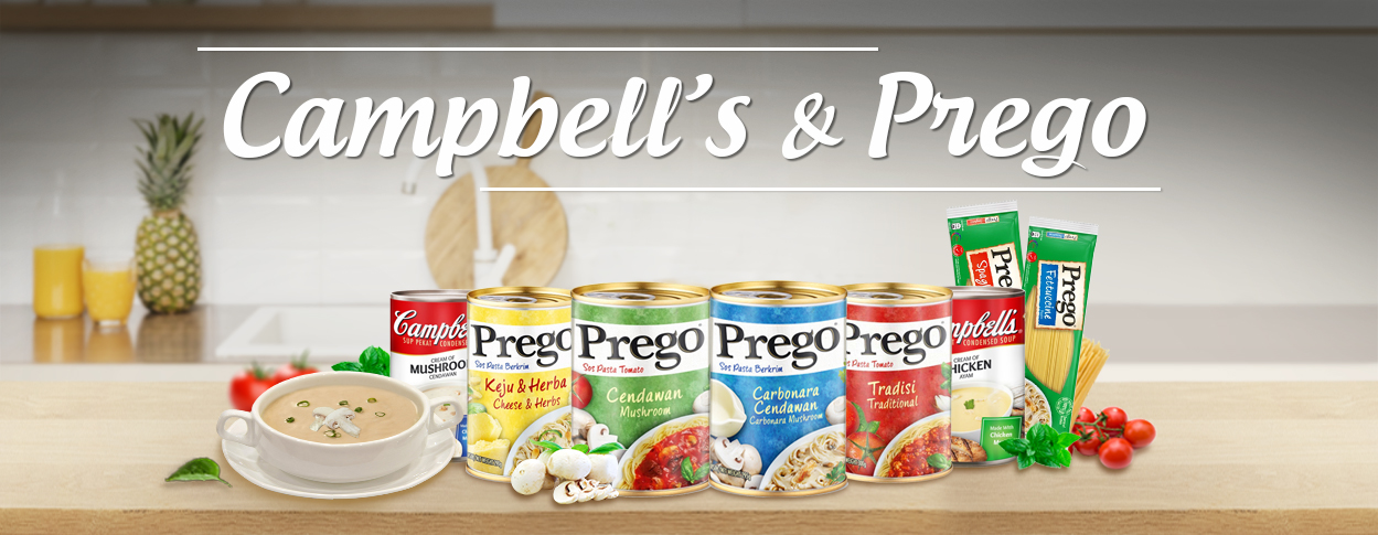 SÚP CAMPBELL'S, SỐT MÌ Ý PREGO & MÌ Ý PREGO