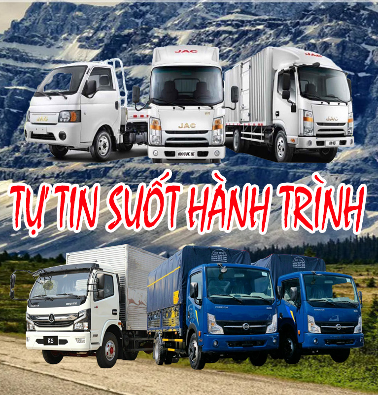 XE TẢI TỪ 1 ĐẾN 7 TẤN