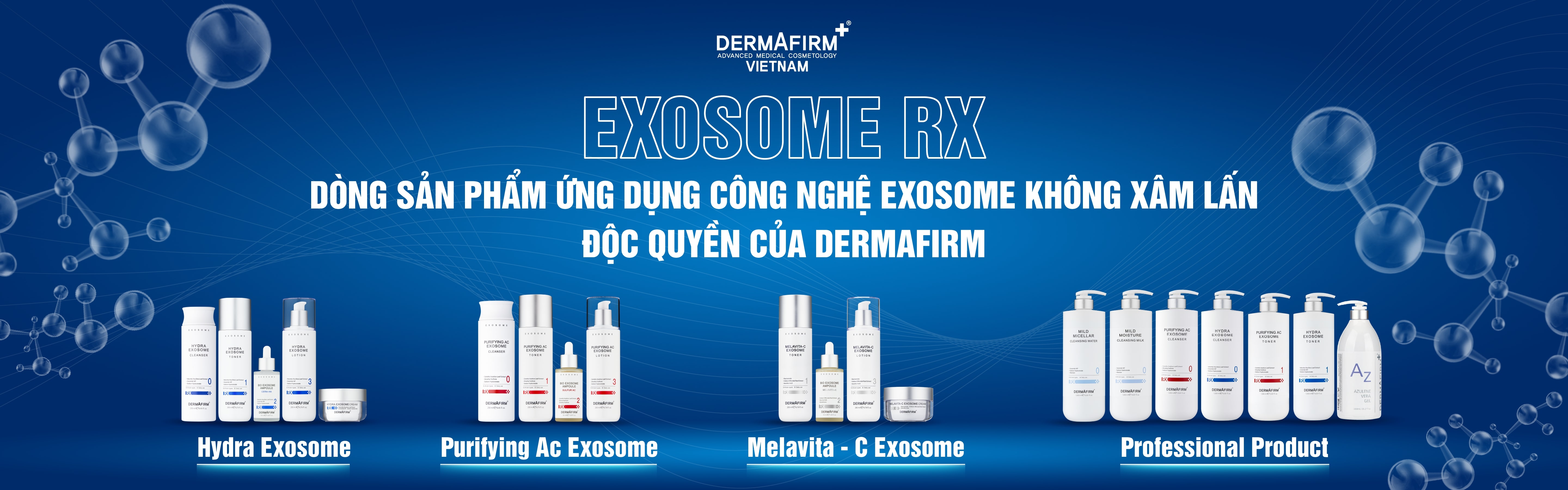 Bộ Hydra Exosome - Bộ đặc trị cấp ẩm tái sinh làn da thô ráp