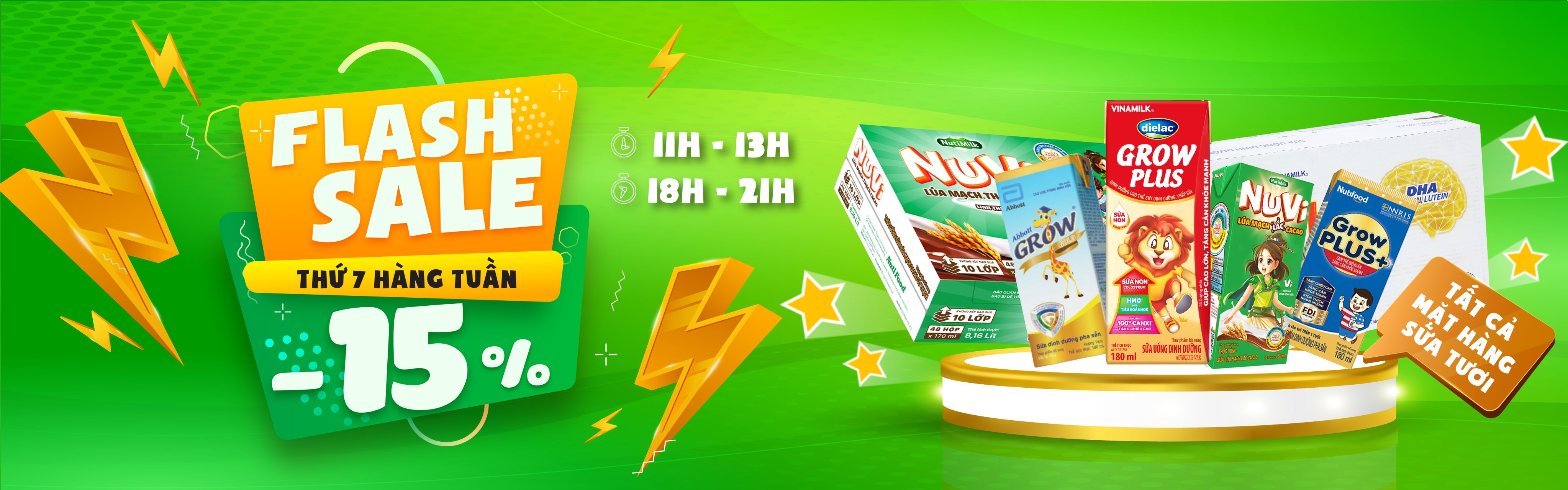 Sữa tươi và nước các loại