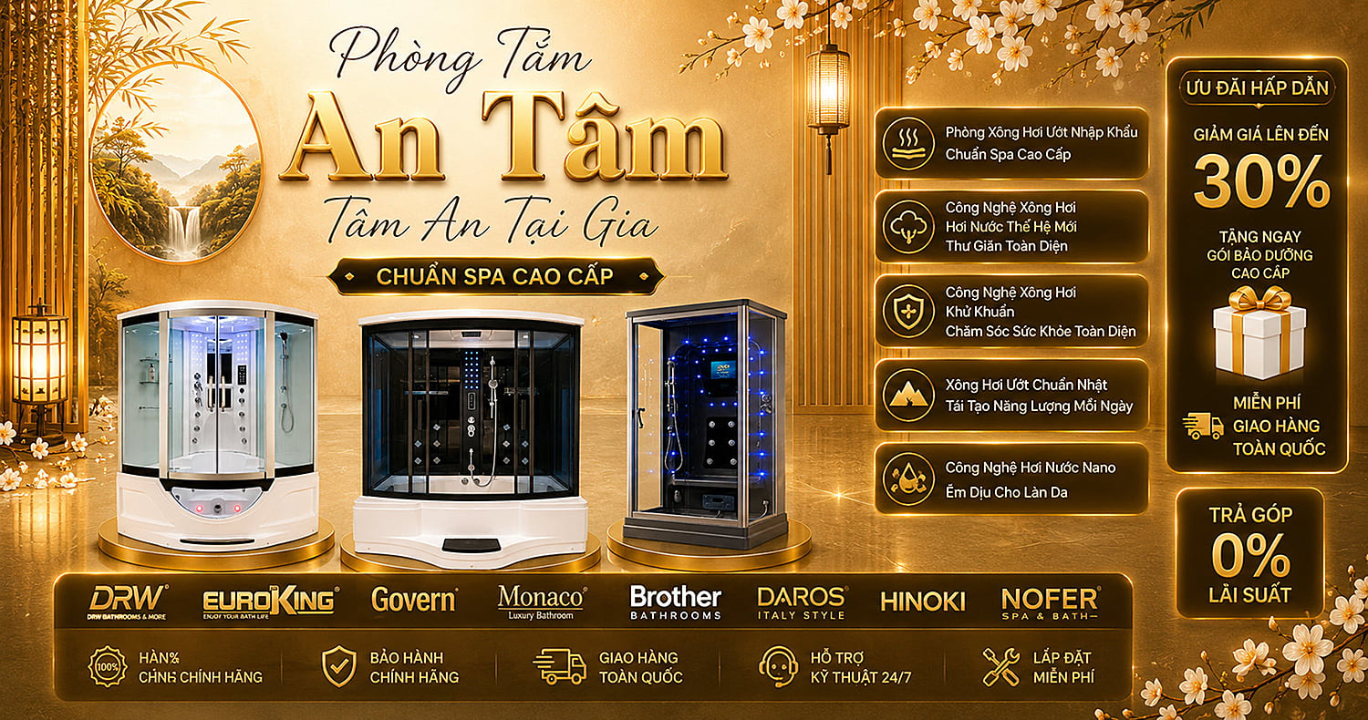 Công Nghệ Sauna Steam Tái Tạo Năng Lượng Mỗi Ngày