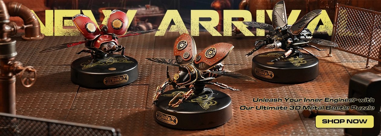 Mô Hình Gỗ 3D Lắp Ráp Con Bọ