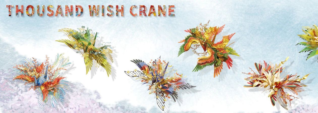 Mô Hình Kim Loại 3D Lắp Ráp Thiên Ngữ Hạc