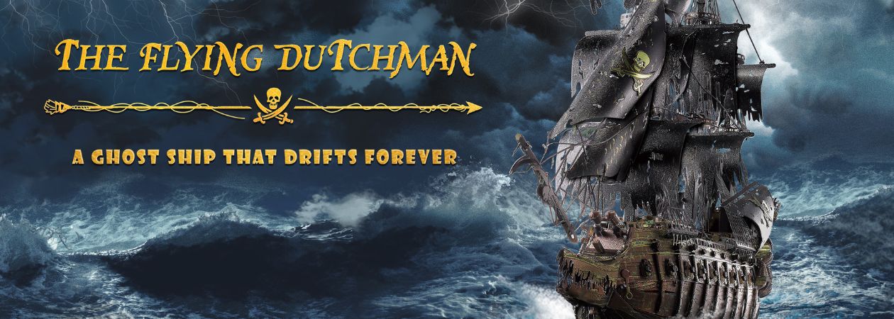 Mô Hình Kim Loại 3D Lắp Ráp Piececool Tàu Người Hà Lan Bay (The Flying Dutchman, Nhiều Màu) HP240-KS - MP1129