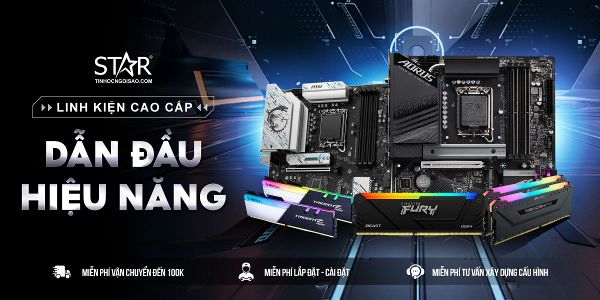 PC STAR<br> Bảo hành vàng, 1 đổi 1