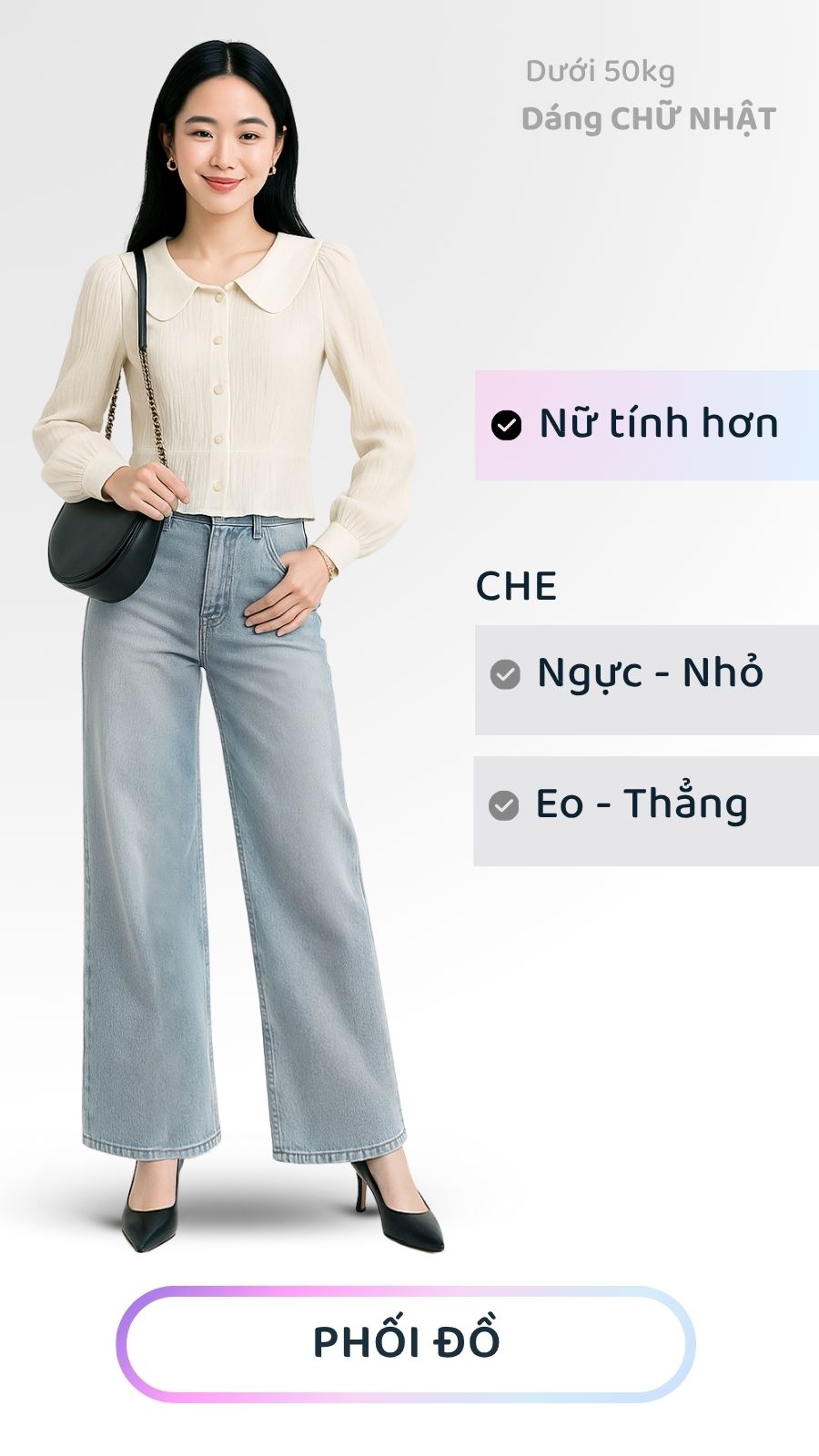 áo kiểu+ jean