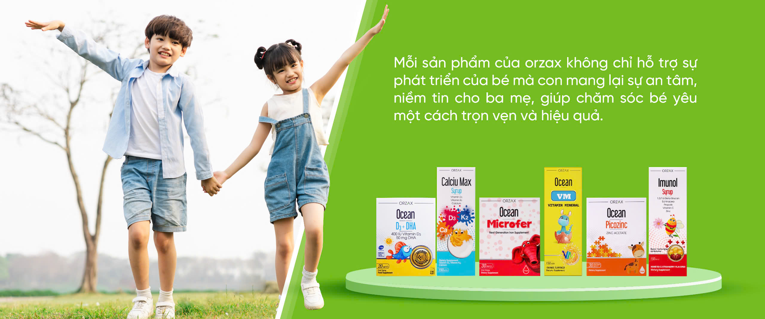 Orzax – Giải pháp vitamin và khoáng chất an toàn, hỗ trợ phát triển toàn diện cho trẻ