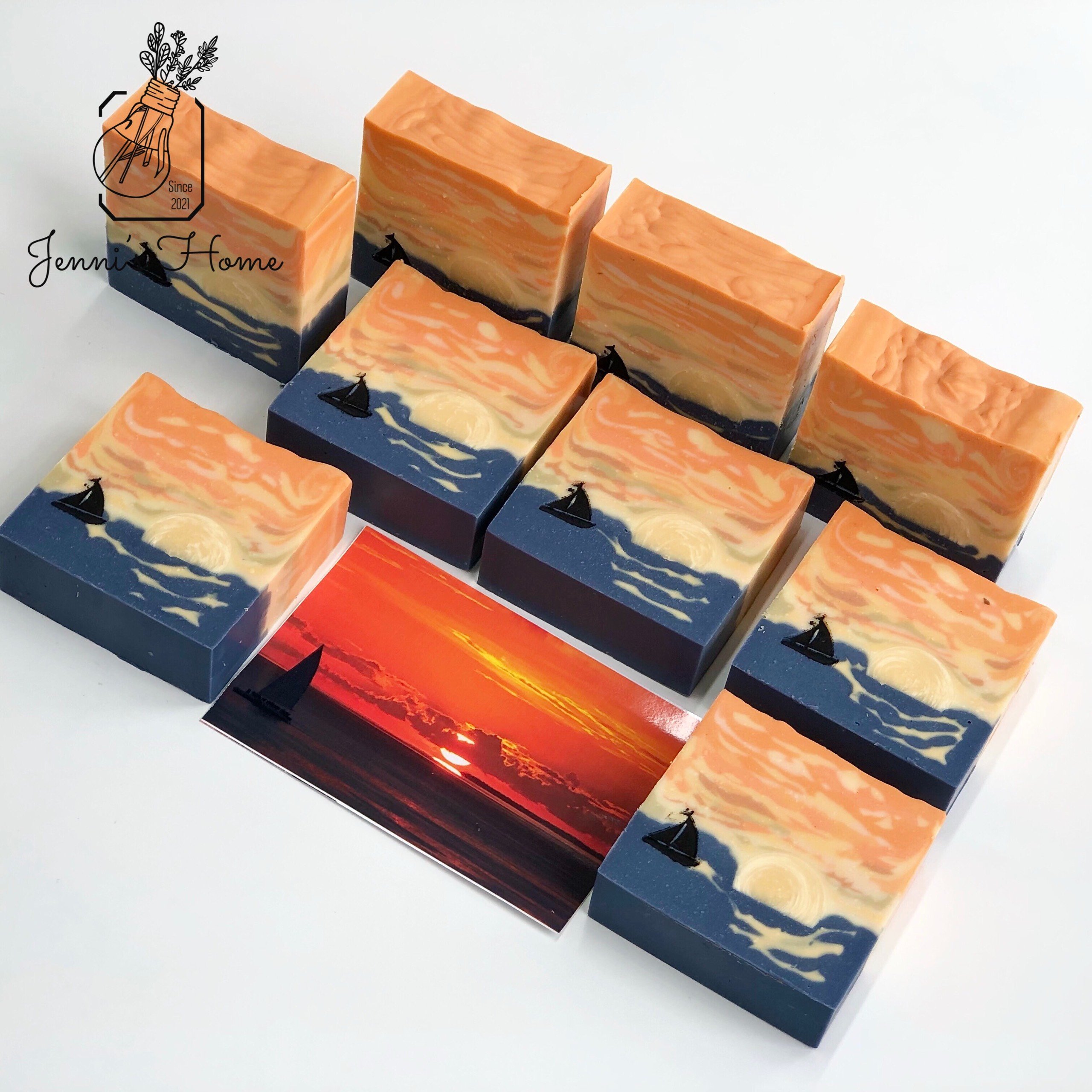 Boat and Sunset Soap