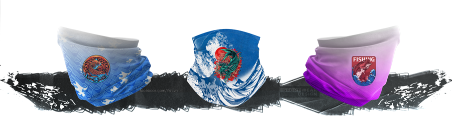 khăn trùm mặt ống tay đi câu cá