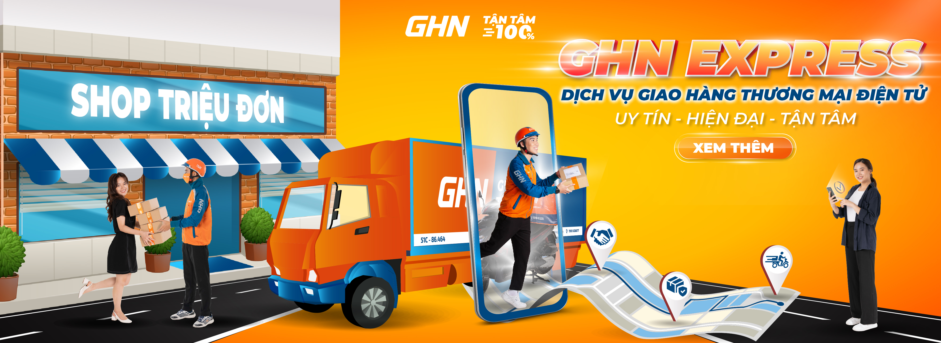 GHN Express - Dịch vụ giao hàng thương mại điện tử