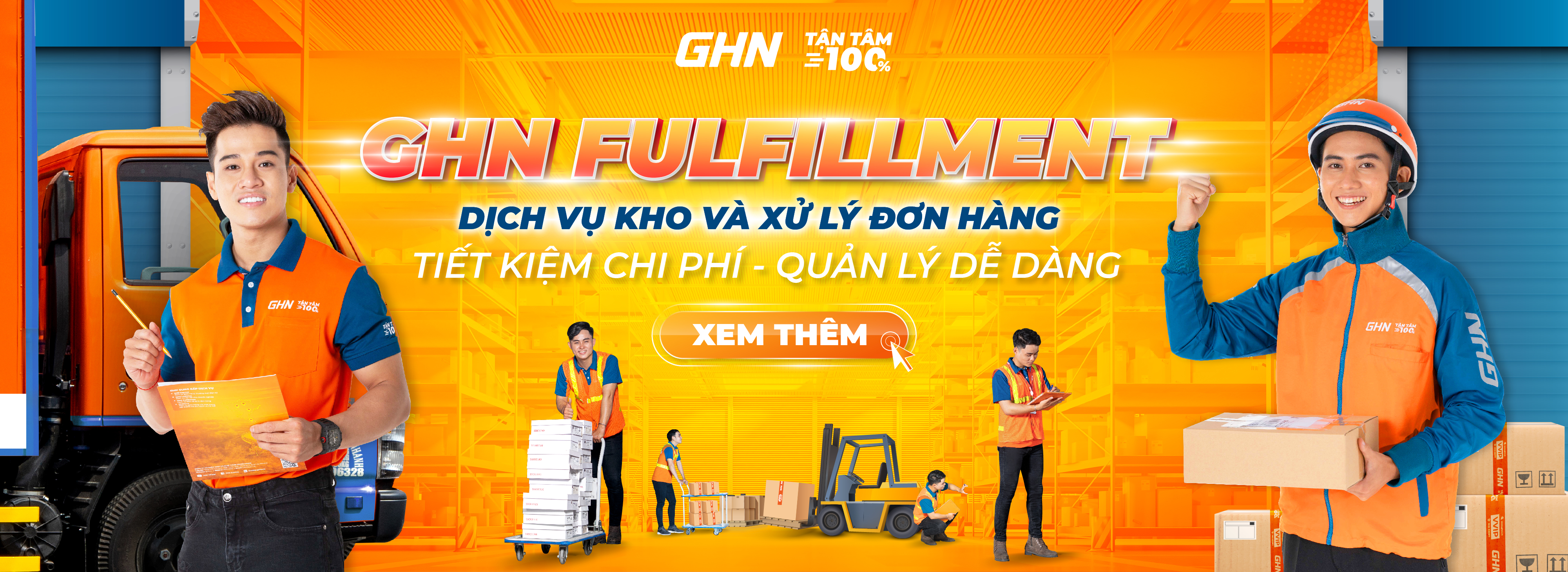 GHN Fulfillment - Dịch vụ kho và xử lý đơn hàng