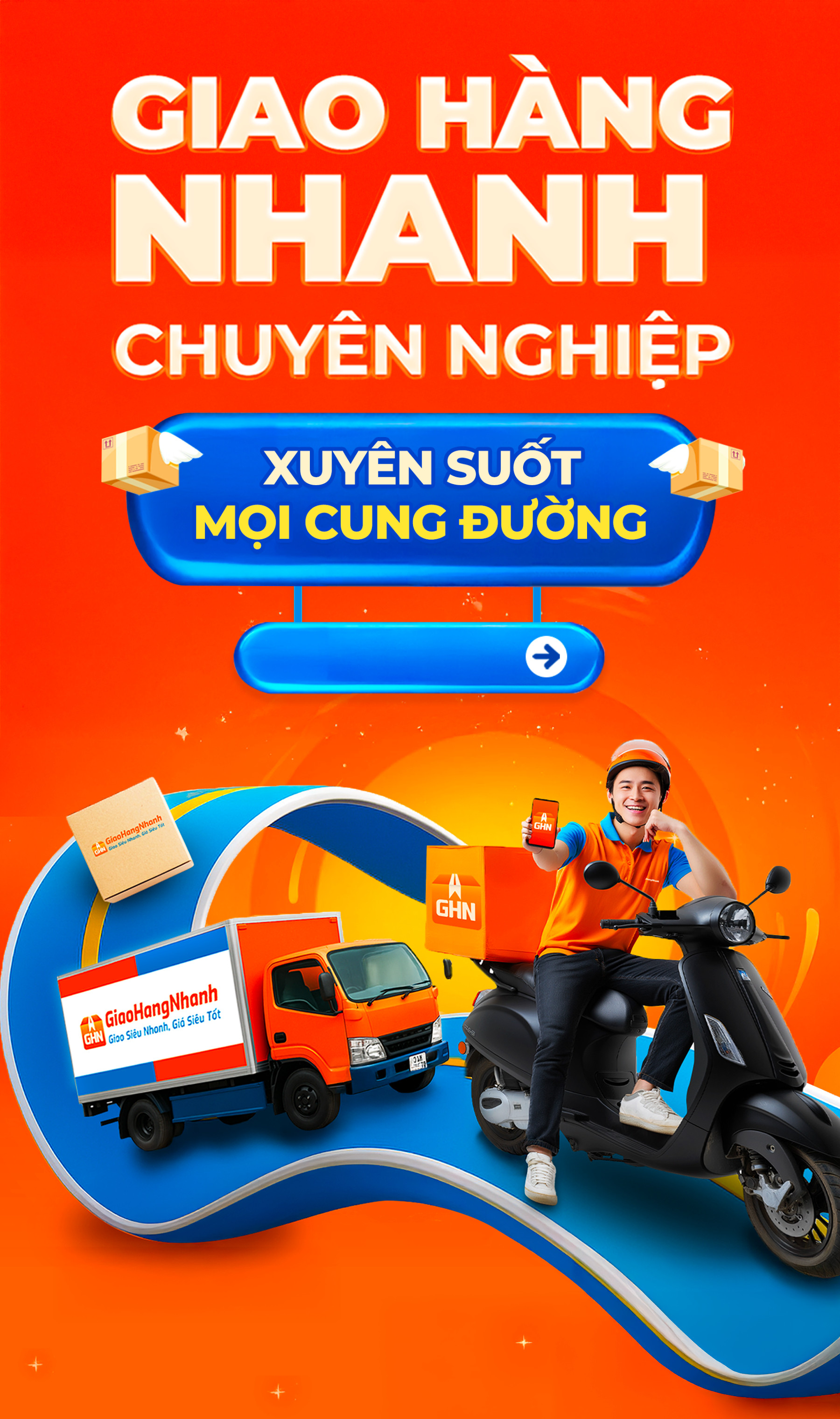 Giao hàng nhanh chuyên nghiệp