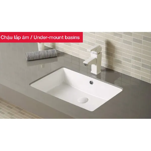 Chậu lavabo lắp âm