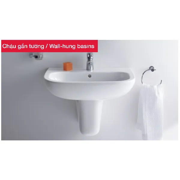 Chậu lavabo lắp tường