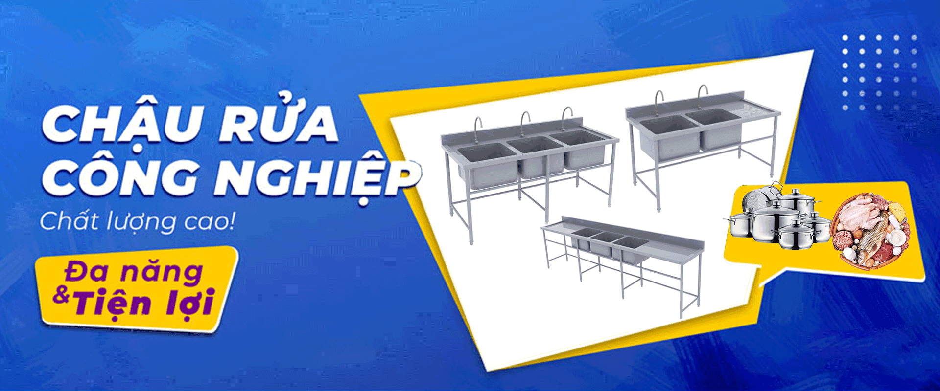 CHẬU RỬA CÔNG NGHIỆP