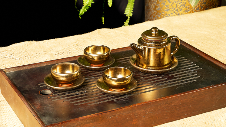 Bộ ấm trà công danh phú quý