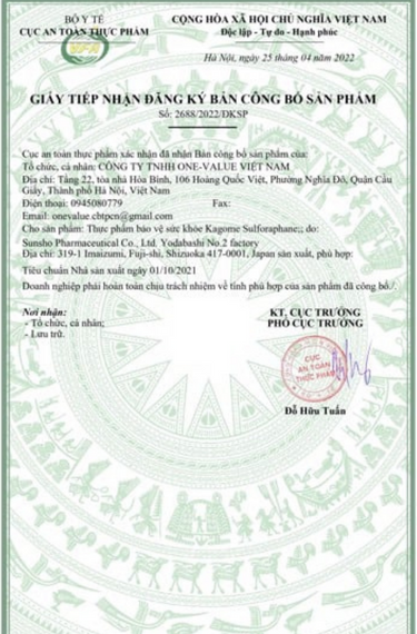 Sulforaphane cải thiện chỉ số men gan ALT