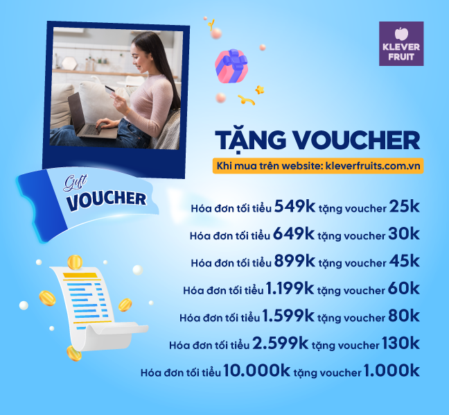 chương trình khuyến mãi Klever Fruit