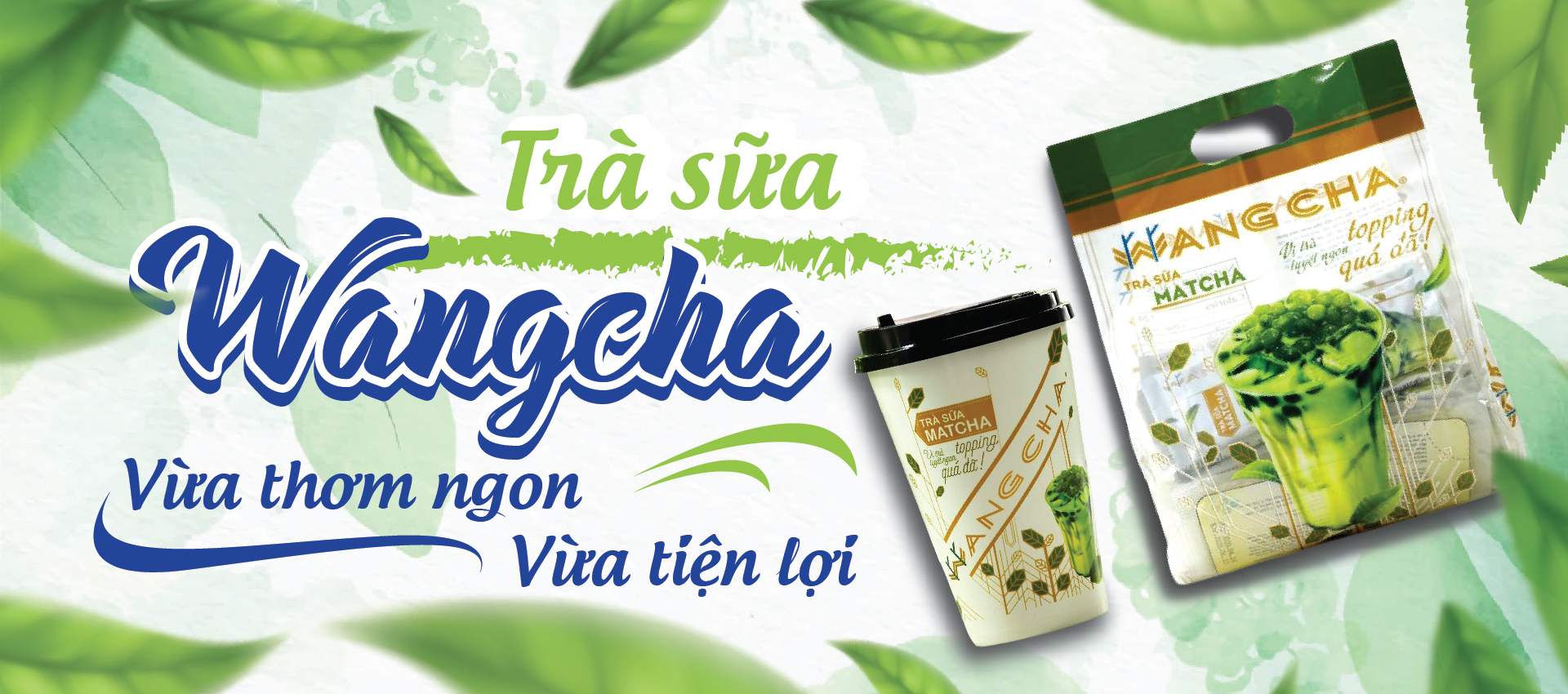 Trà sữa Wangcha vừa thơm ngon - vùa tiện lợi