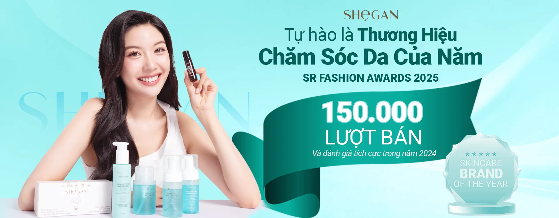Tự hào thương hiệu chăm sóc da của năm