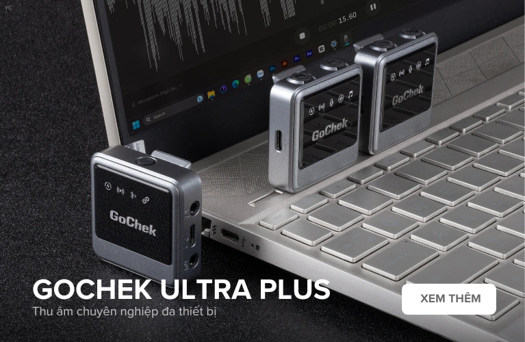 Micro cài áo không dây GoChek Ultra Plus