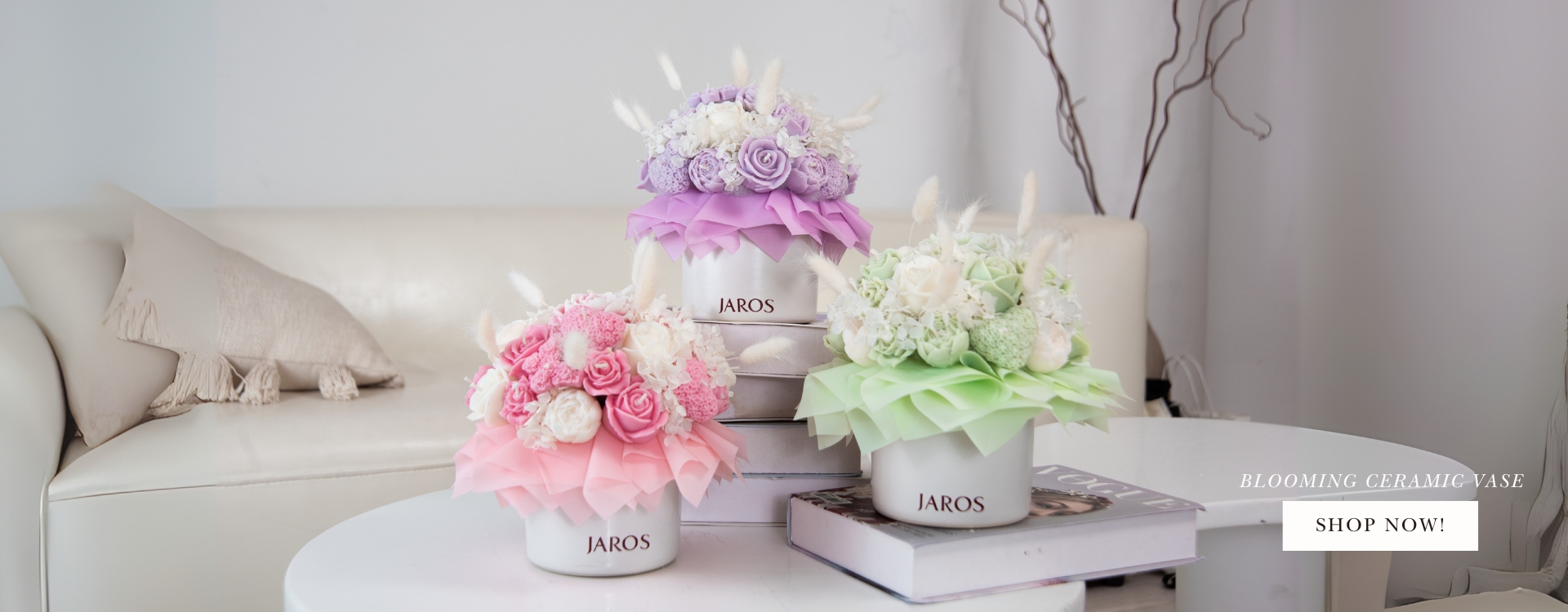 Blooming Ceramic Vase