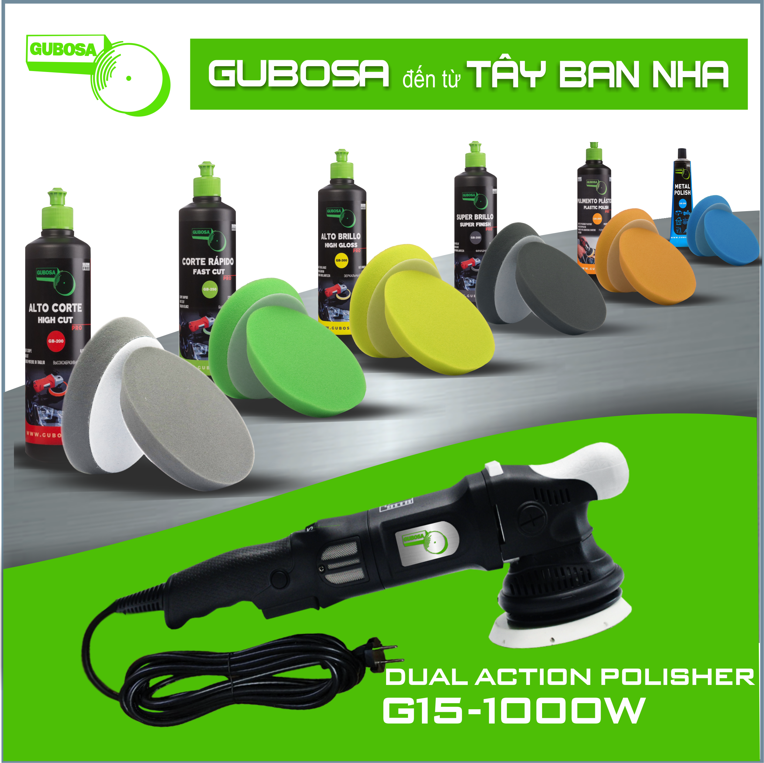 Gubosa - Hệ thống đánh bóng đế từ Tây Ban Nha