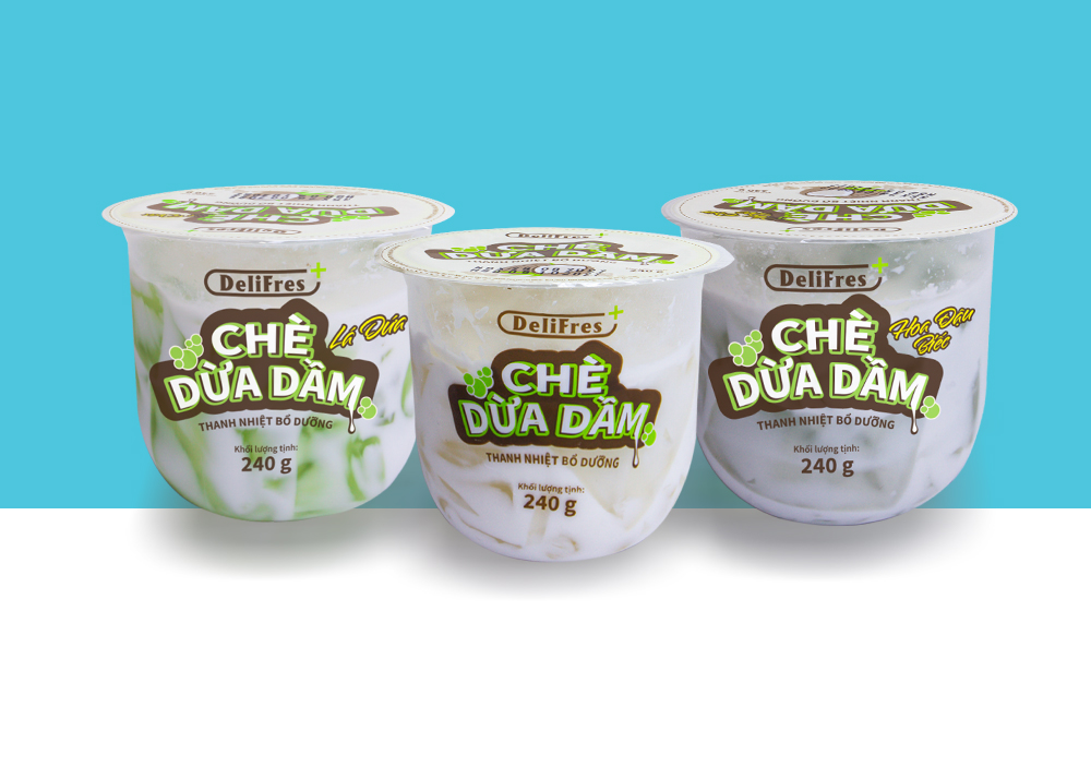 Chè dừa dầm