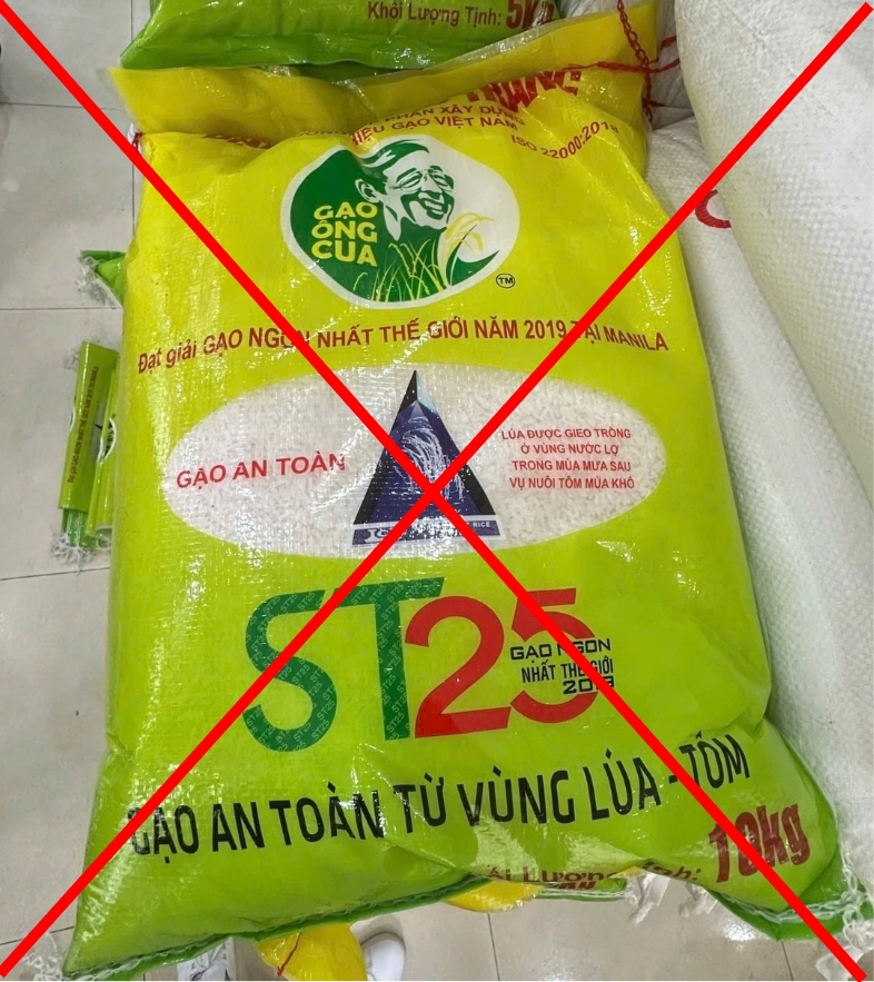 Chúng tôi không kinh doanh túi 10kg tại Việt Nam
