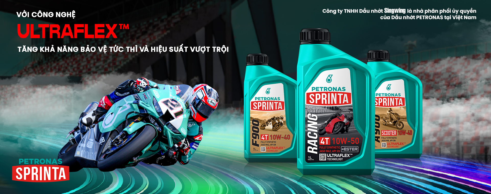 Nhớt xe máy PETRONAS Sprinta