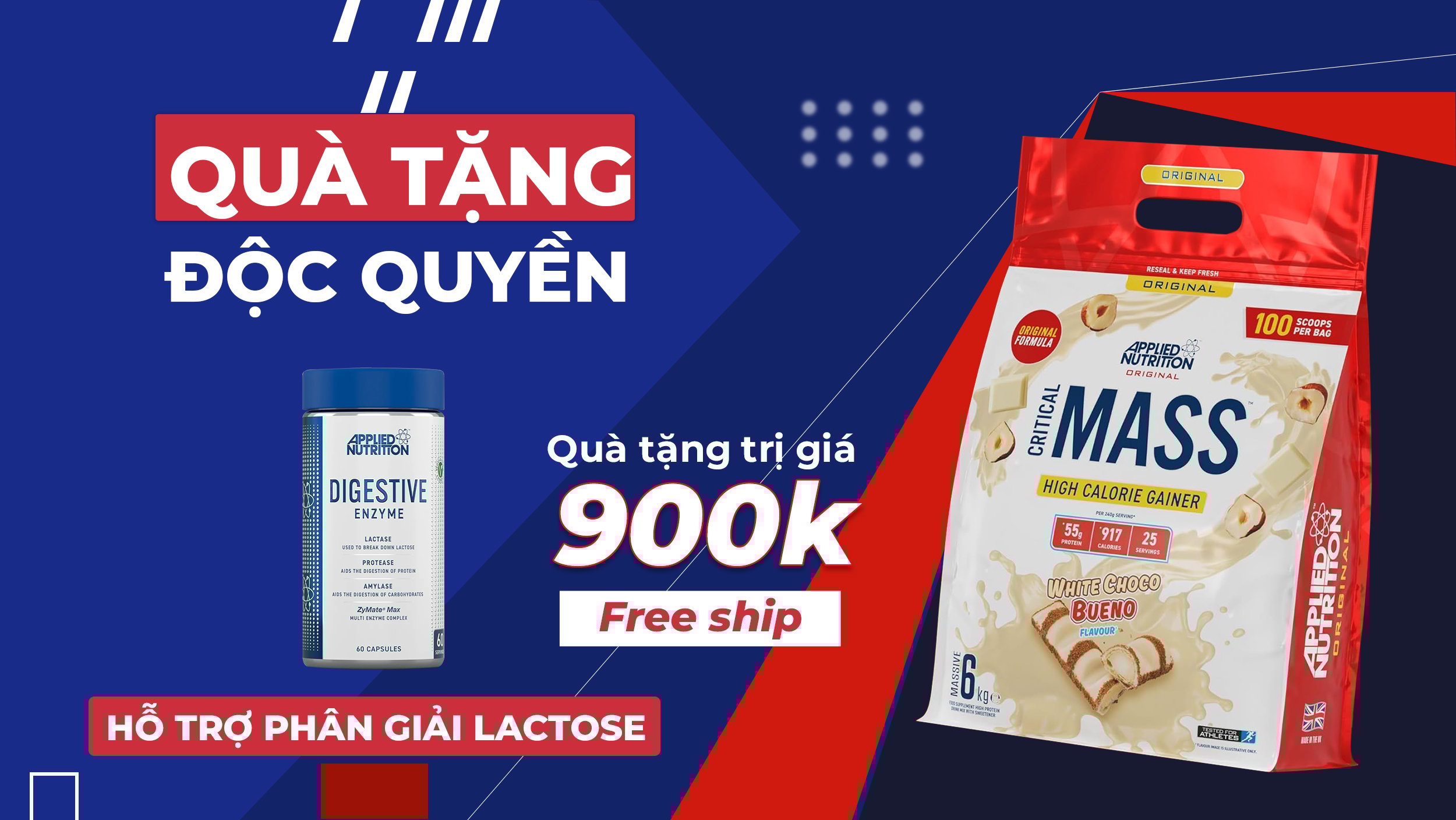 Mua mass tặng enzym