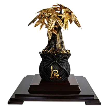 Chậu cây dát vàng