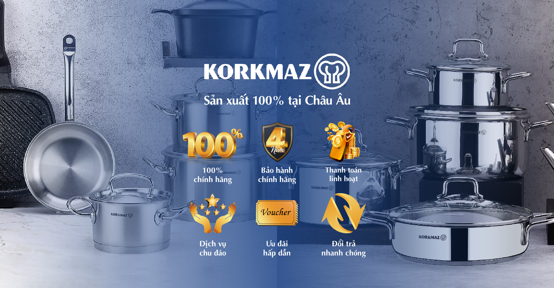 Tại sao nên mua sản phẩm Korkmaz tại korkmaz.vn