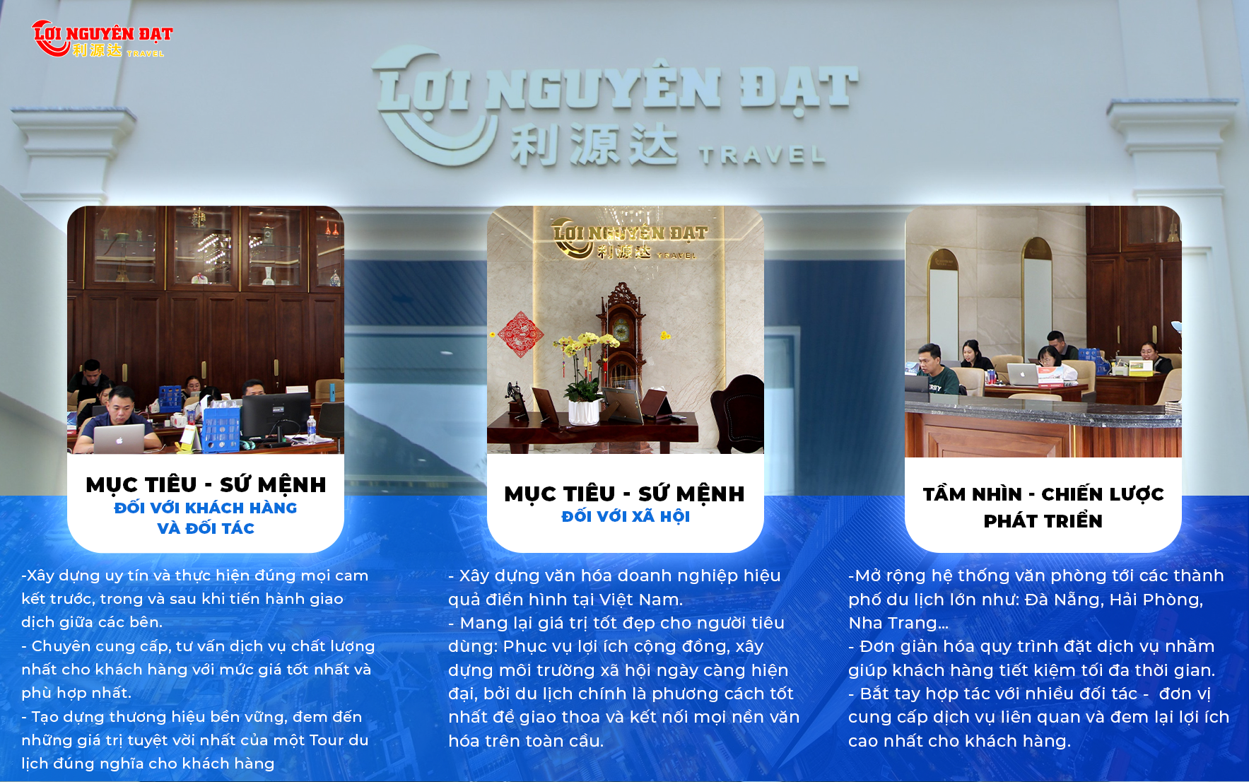 MỤC TIÊU & SỨ MỆNH