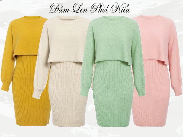 Đầm Len Dệt Kim