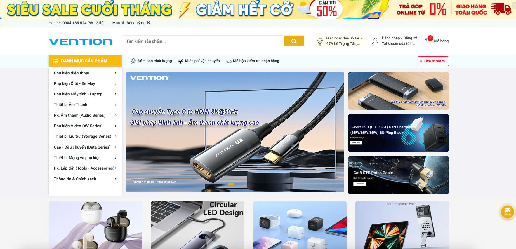 Vention Store Module Vention Vietnam | Nhà phân phối chính thức của Vention tại Việt Nam ...