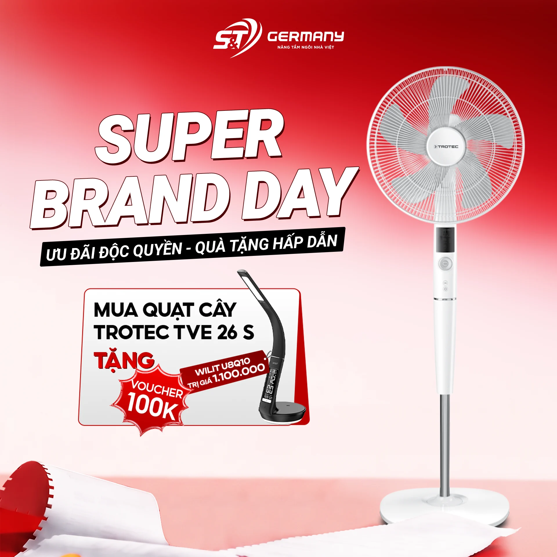 Quạt tháp Trotec TVE40T