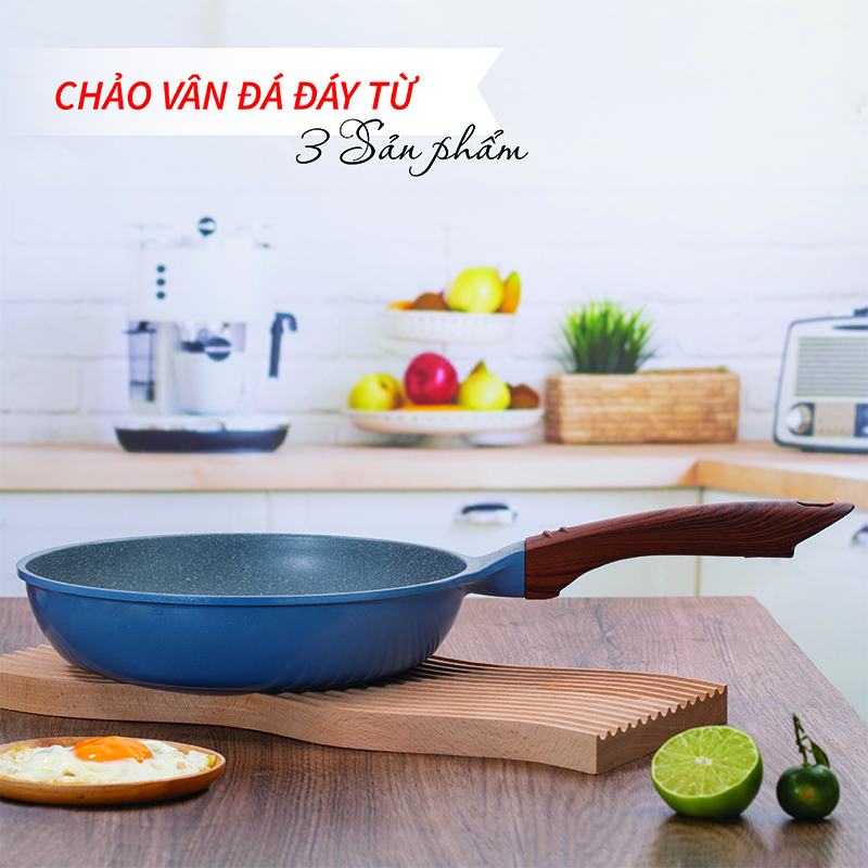 Chảo vân đá đáy từ