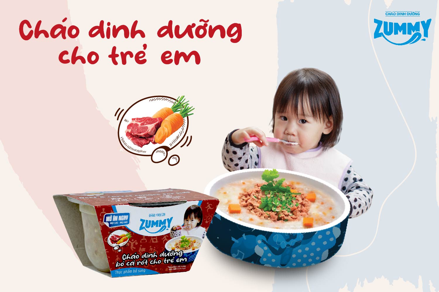 Cháo dinh dưỡng cho trẻ em