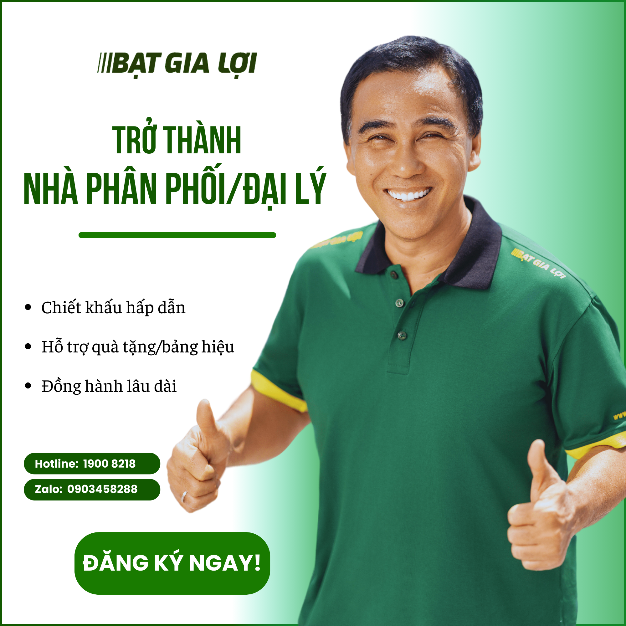 Đăng ký làm đại lý - Nhà Phân Phối
