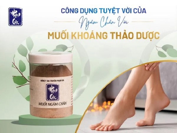 Muối ngâm chân Phạm Gia