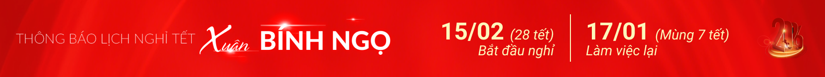 THÔNG BÁO LỊCH NGHỈ TẾT BÍNH NGỌ